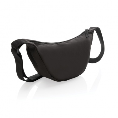 Logo trade business gifts image of: Crescent AWARE™ RPET half moon sling bag